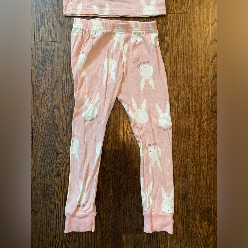 LOT- 7 pairs cotton pajama sets girl size 4T (14pcs total) sleepwear USED pjs - Picture 13 of 16